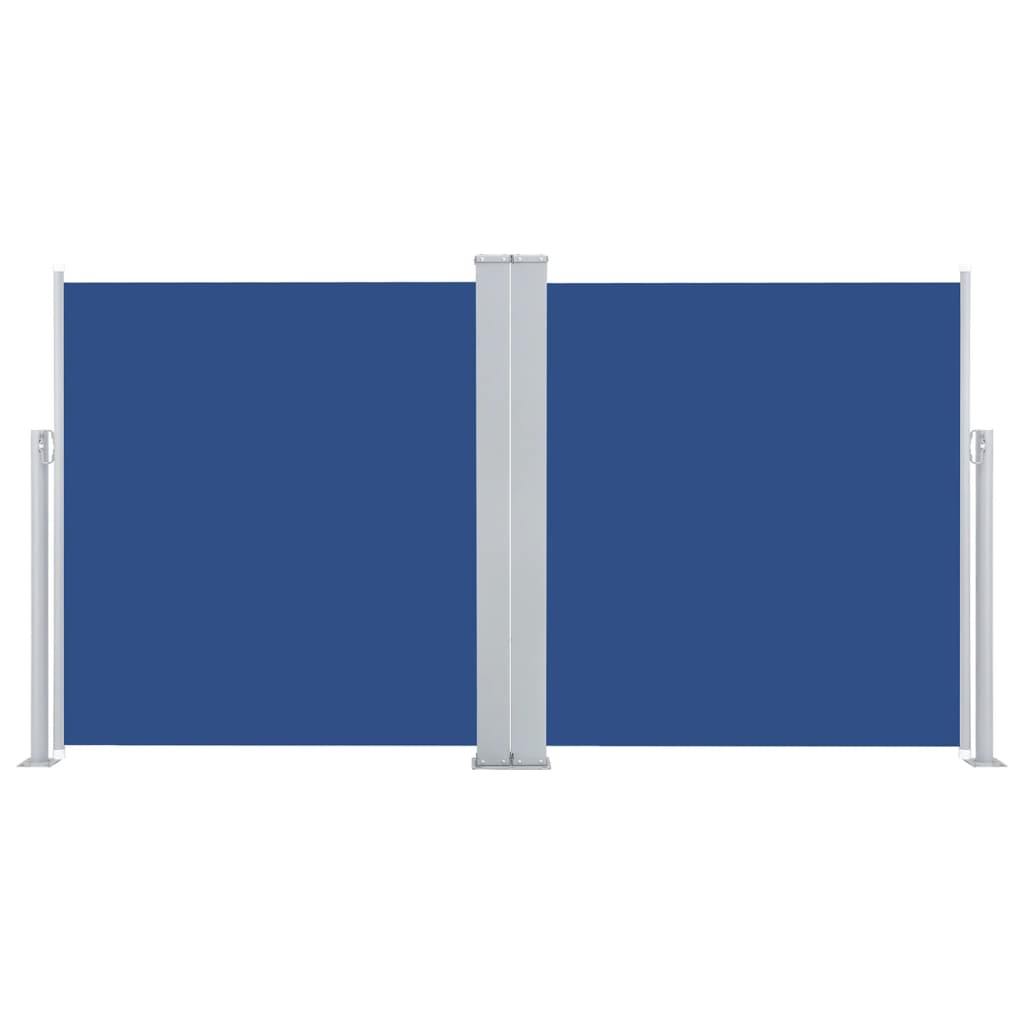 vidaXL Auvent latéral rétractable Bleu 160x600 cm