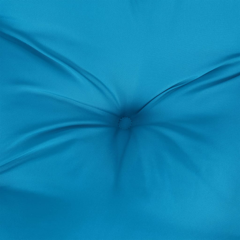 vidaXL Coussin rond bleu clair Ø 100 x11 cm tissu oxford