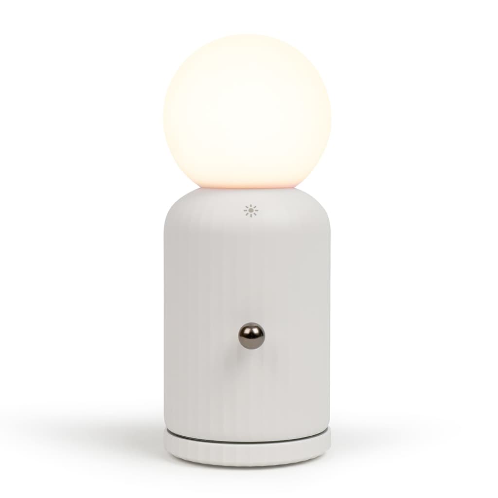 Livoo Lampe d'ambiance et chargeur sans fil 2 en 1 10 W Blanc