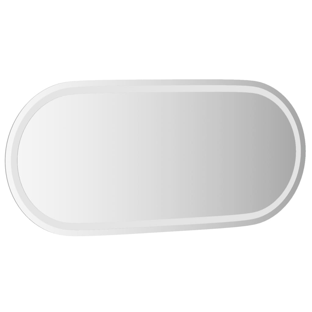 vidaXL Miroir de salle de bain à LED 100x45 cm ovale