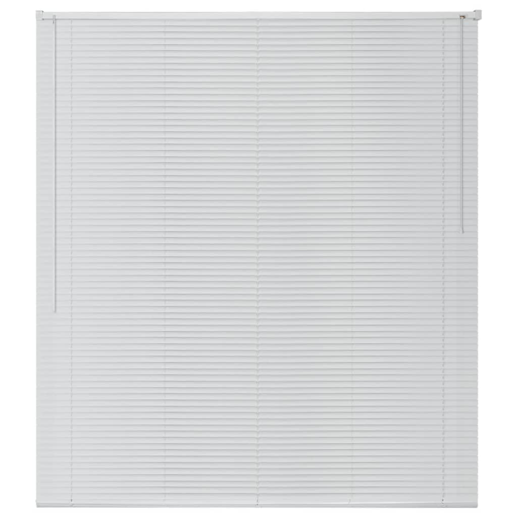 vidaXL Store Aluminium 140 x 160 cm Blanc