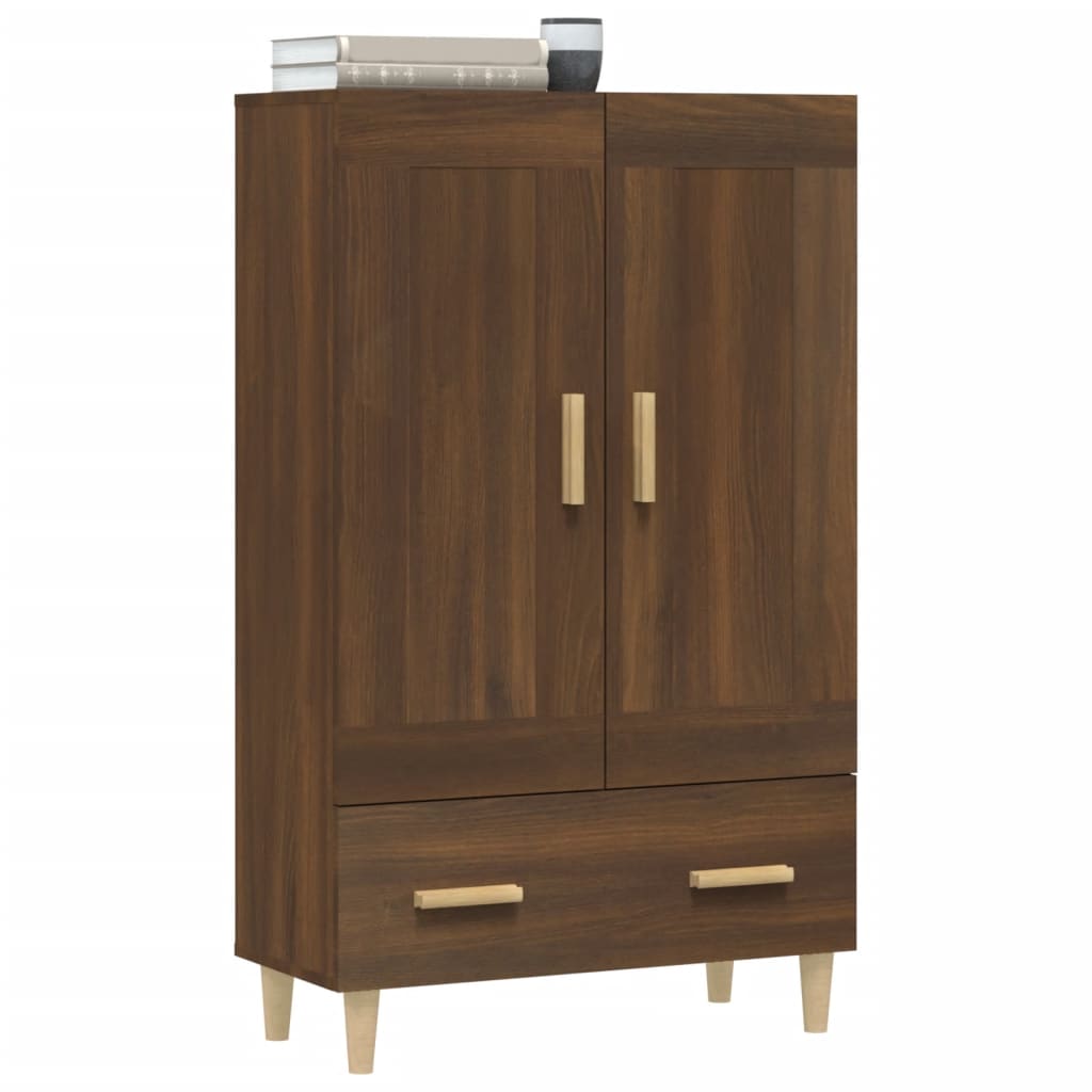 vidaXL Buffet Chêne marron 70x31x115 cm Bois d'ingénierie