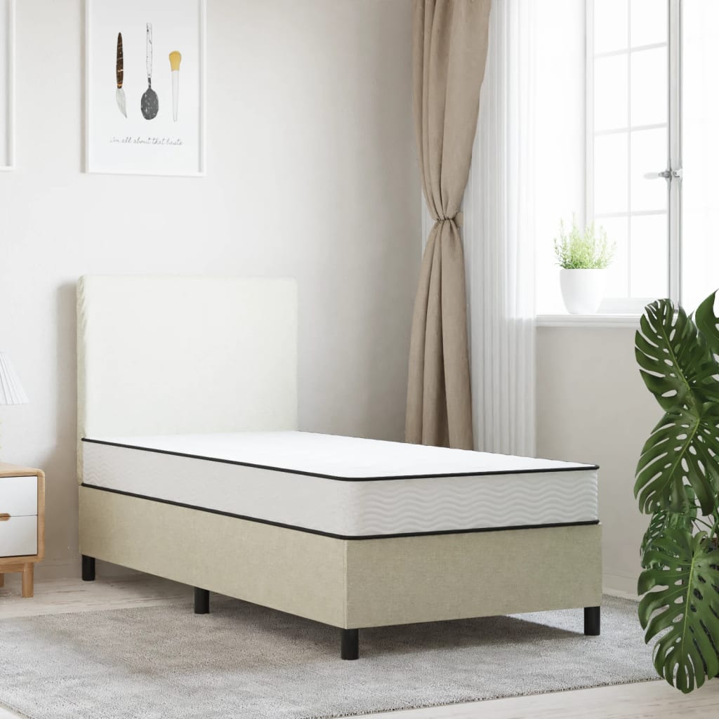 vidaXL Matelas à ressorts bonnell moyen 90x190 cm