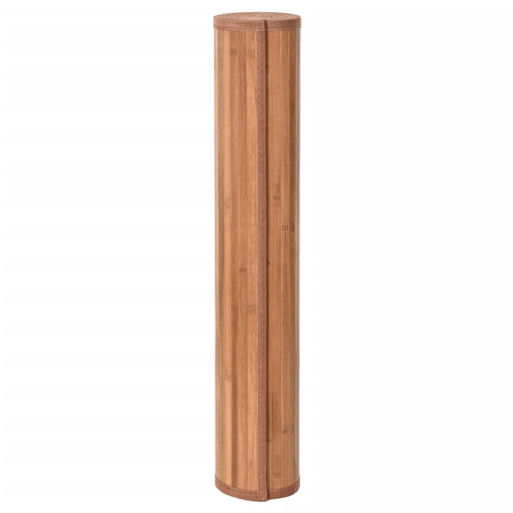 vidaXL Tapis rectangulaire naturel 100x400 cm bambou