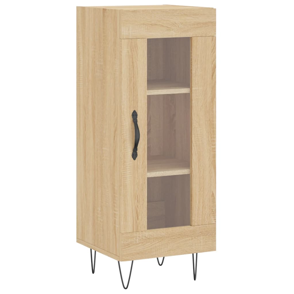 vidaXL Buffet Chêne sonoma 34,5x34x90 cm Bois d'ingénierie