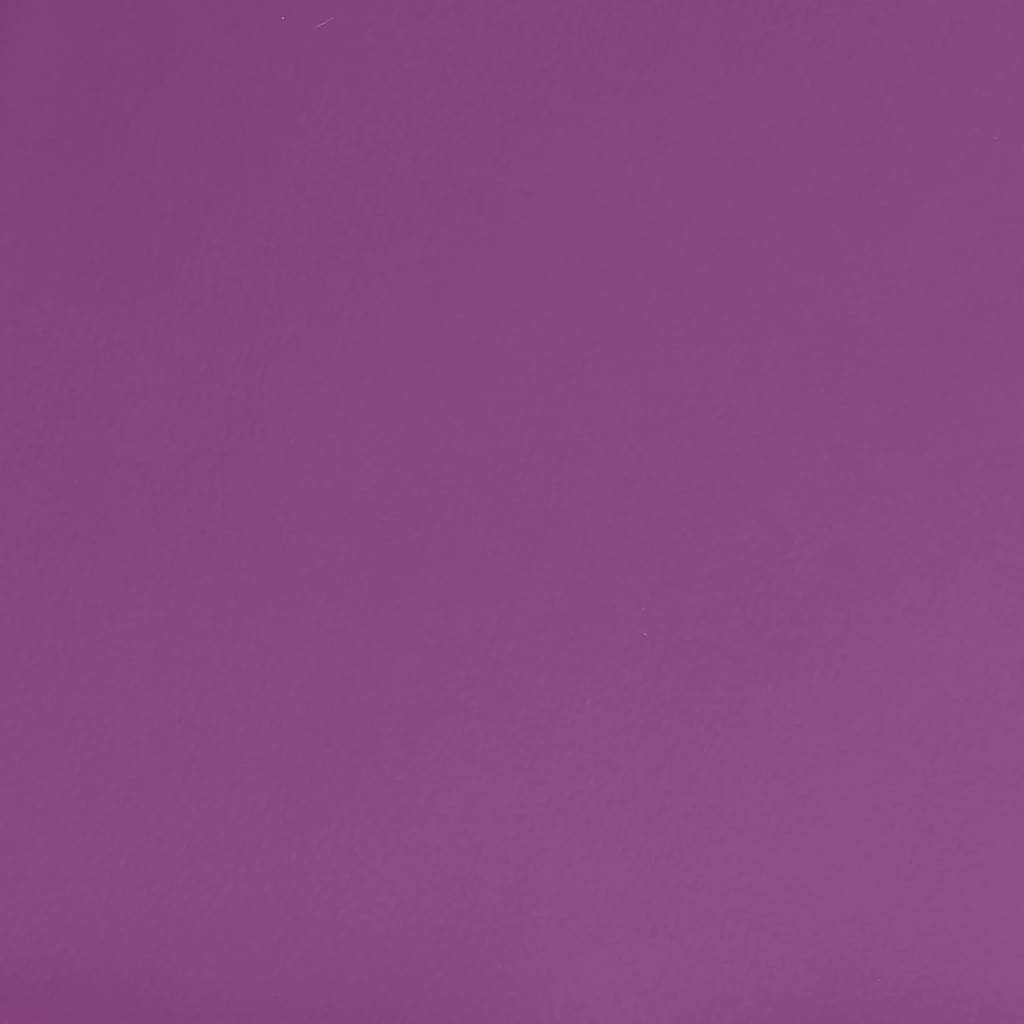 vidaXL Chaises à manger lot de 2 violet acier chromé/cuir artificiel