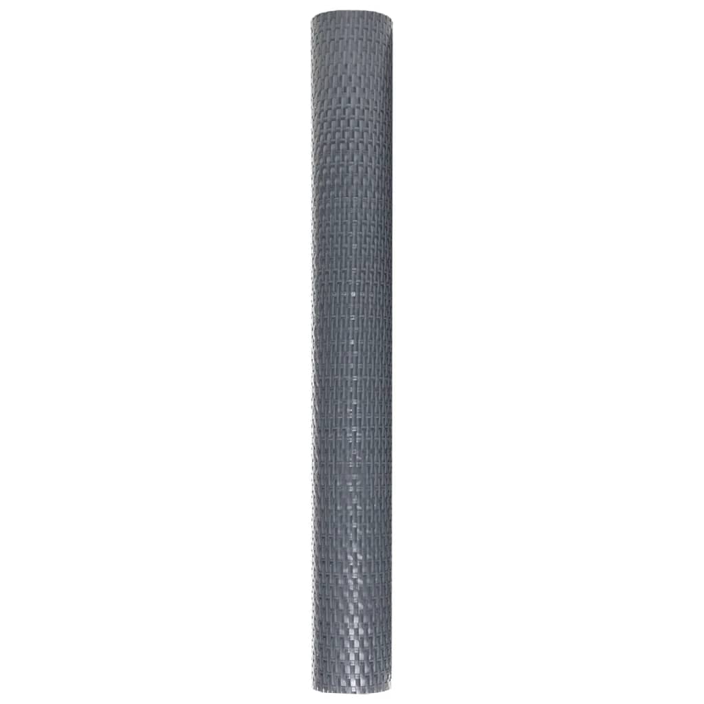 vidaXL Paravent de balcon anthracite 600x100 cm résine tressée