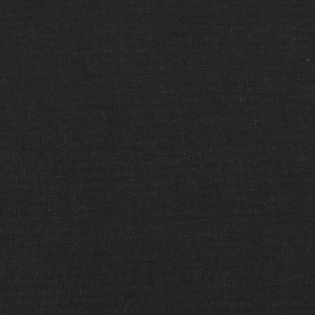 vidaXL Banc Noir 100x35x41 cm Tissu