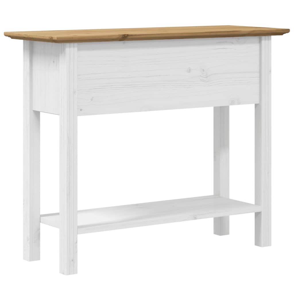 vidaXL Table console BODO marron 90x34,5x73 cm bois de pin massif