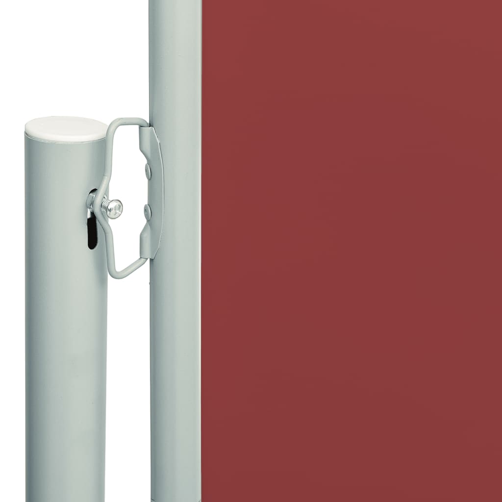 vidaXL Auvent latéral rétractable de patio 200x600 cm Rouge