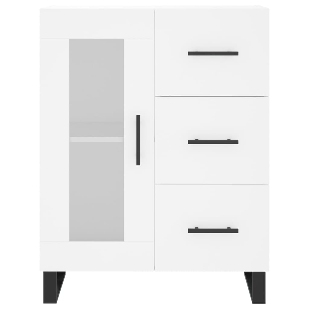 vidaXL Buffet blanc 69,5x34x90 cm bois d'ingénierie