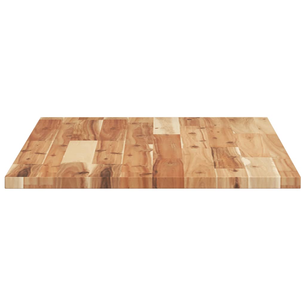 vidaXL Dessus de table rectangulaire 60x50x2 cm bois massif d'acacia