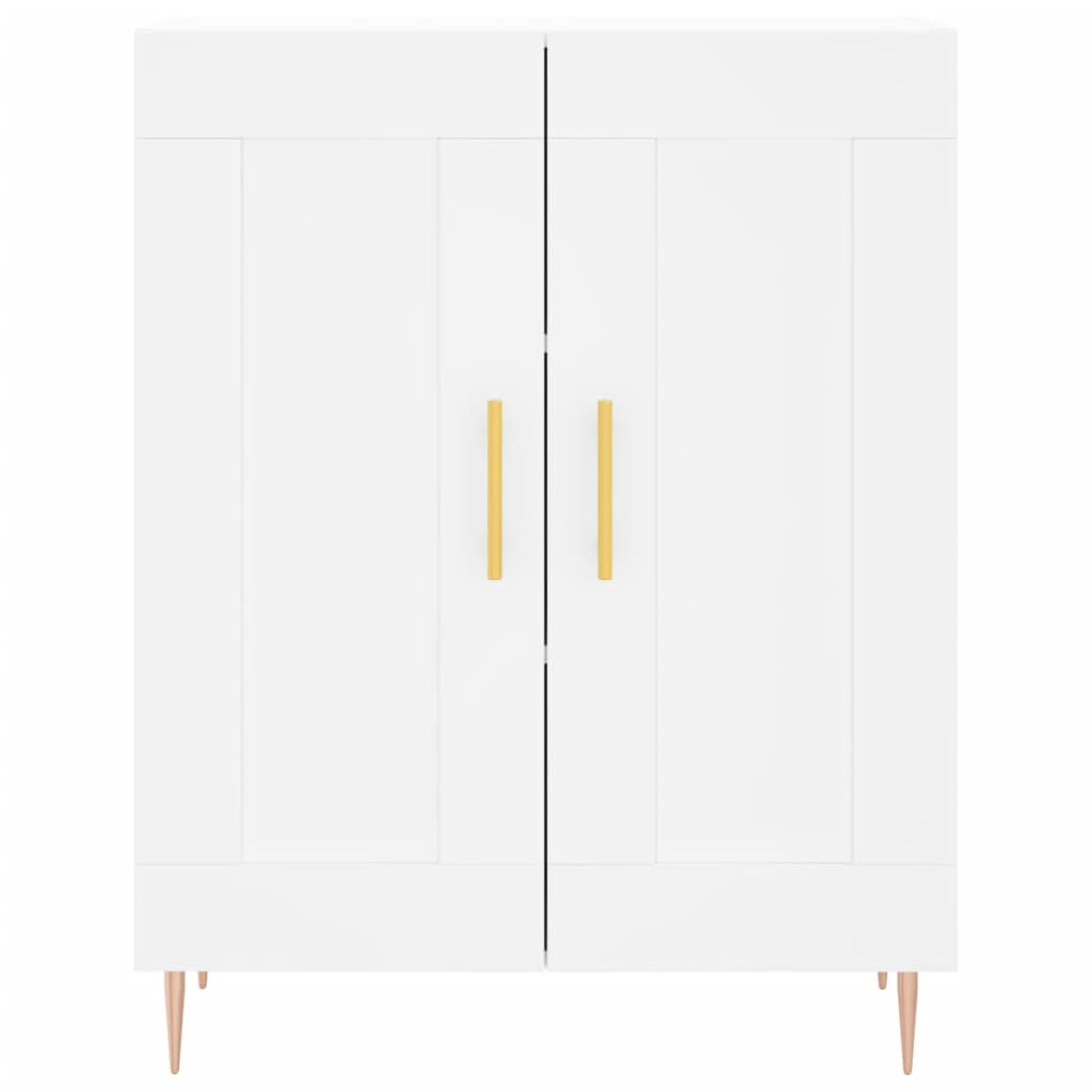 vidaXL Buffet blanc 69,5x34x90 cm bois d'ingénierie