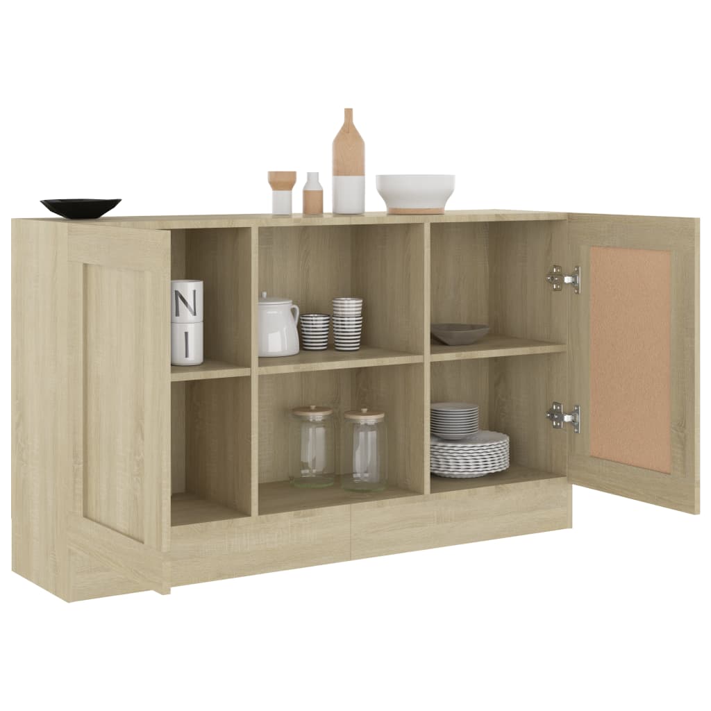 vidaXL Buffet Chêne sonoma 120x30,5x70 cm Bois d'ingénierie