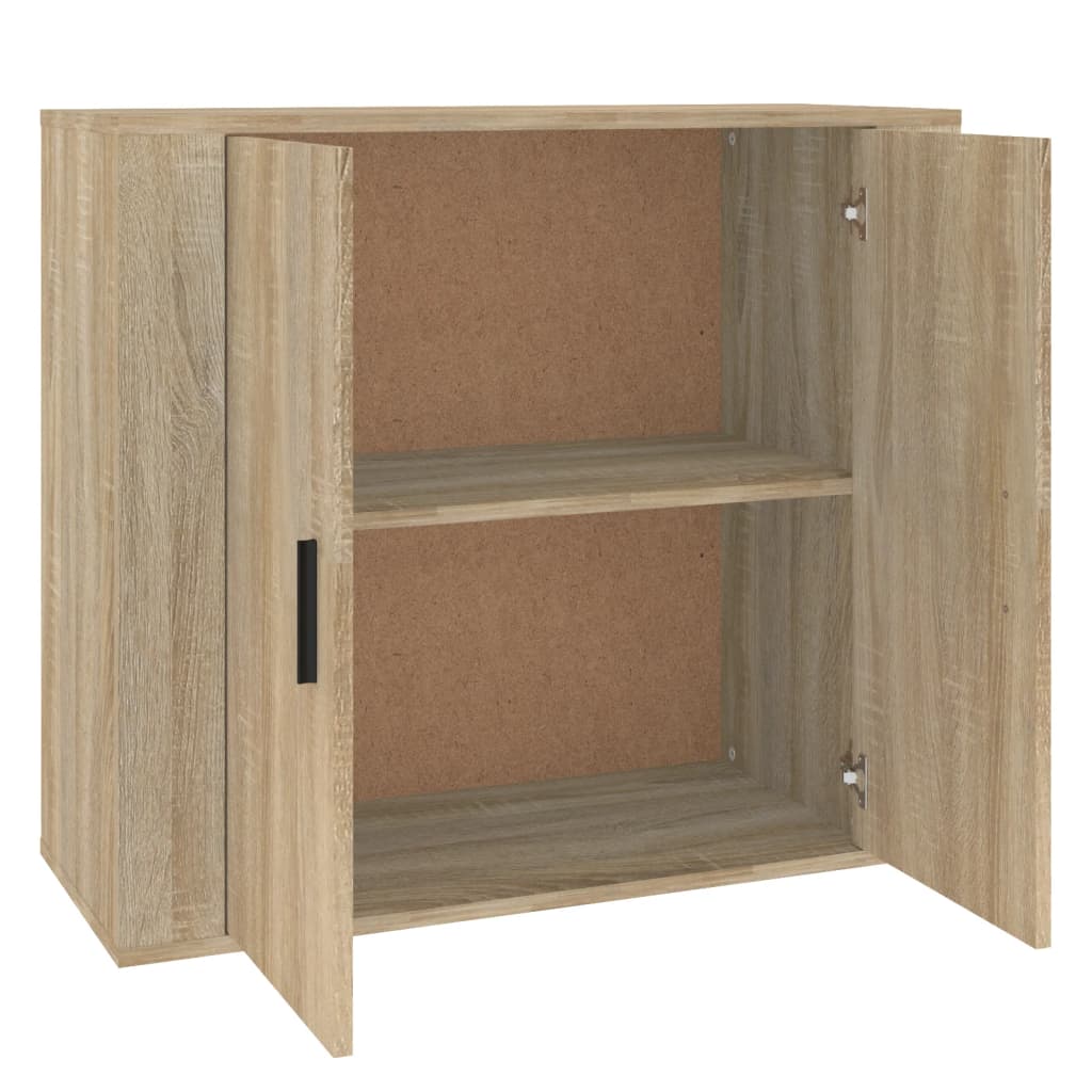 vidaXL Buffet Chêne sonoma 80x33x70 cm Bois d'ingénierie