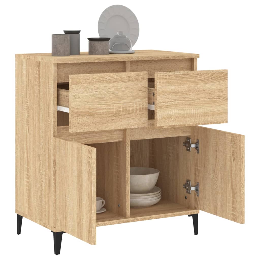 vidaXL Buffet Chêne sonoma 60x35x70 cm Bois d'ingénierie