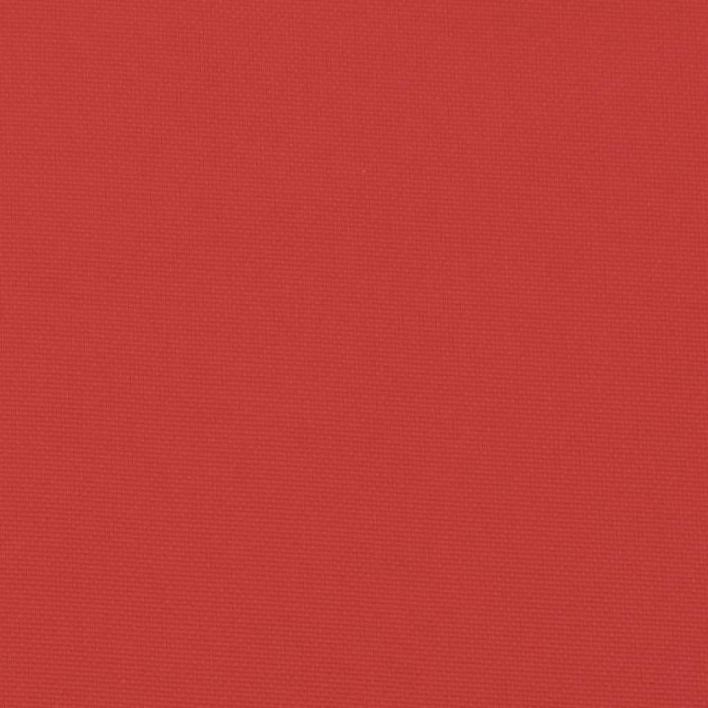 vidaXL Coussin de banc de jardin rouge 200x50x7 cm tissu oxford