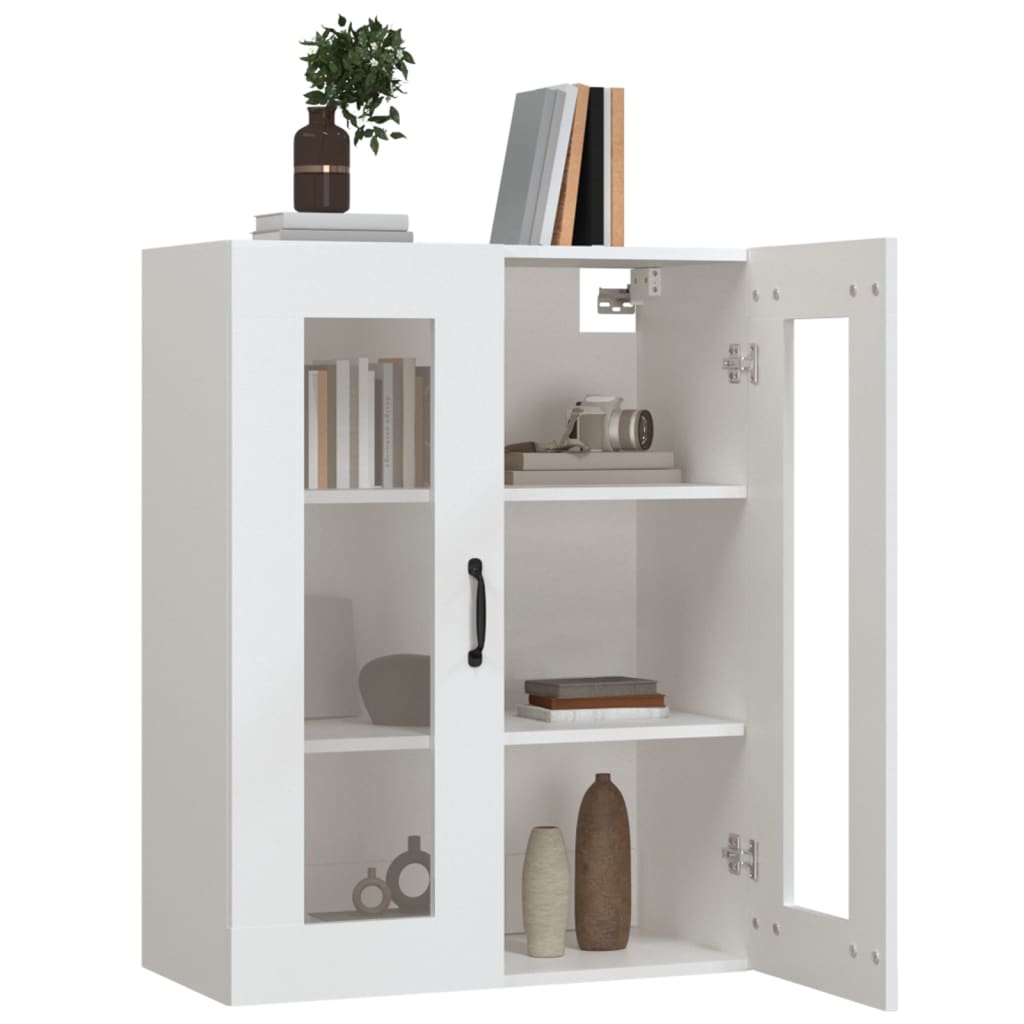 vidaXL Armoire murale suspendue Blanc 69,5x34x90 cm