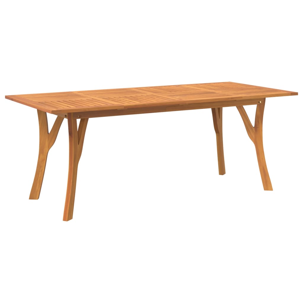 vidaXL Table de jardin 200x90x75 cm Bois d'acacia solide