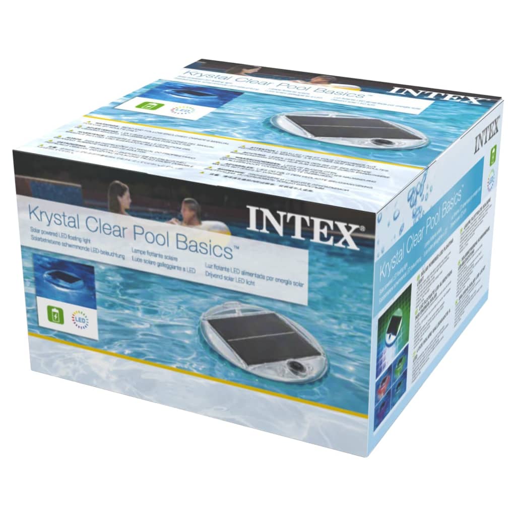 Intex Lampe solaire à LED flottante pour piscine