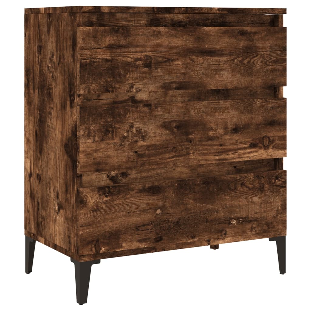 vidaXL Buffet Chêne fumé 60x35x70 cm Bois d'ingénierie