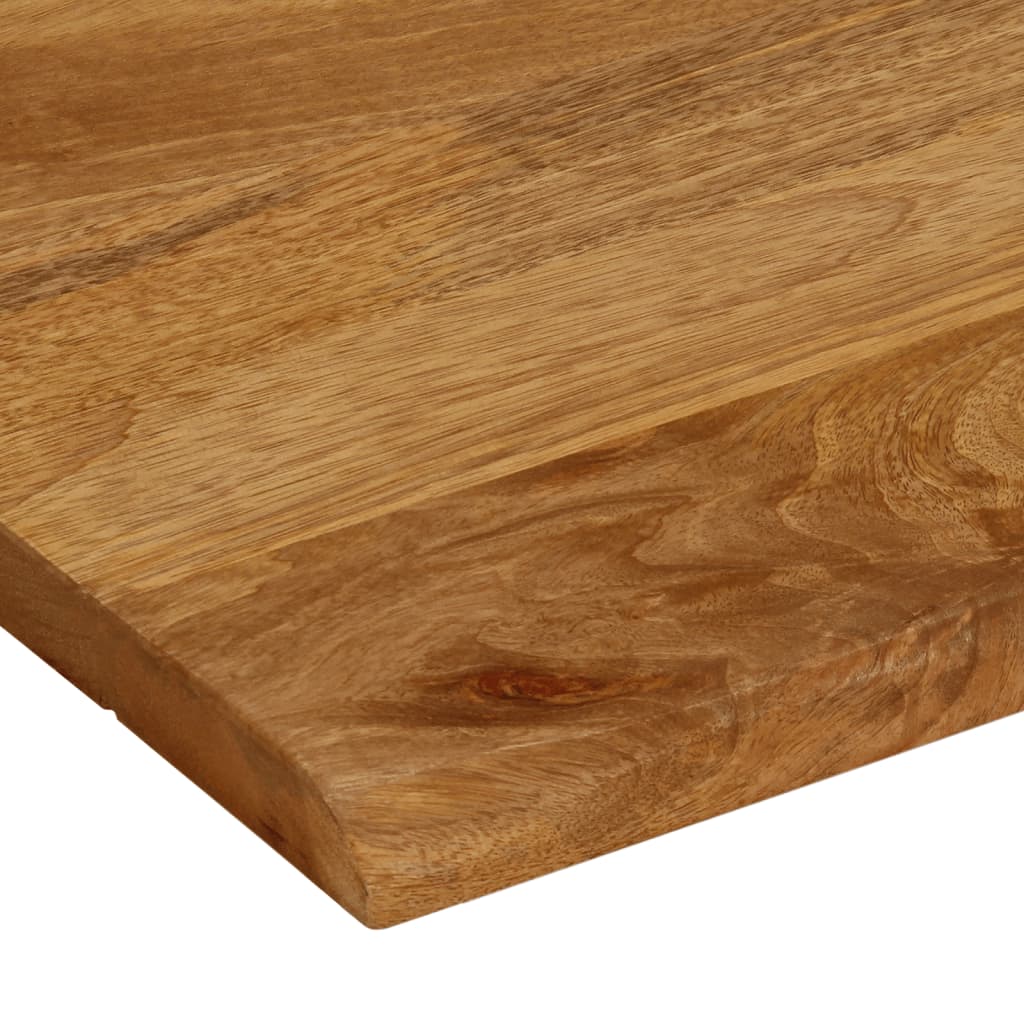 vidaXL Dessus de table à bord vivant 90x80x2,5 cm bois massif manguier