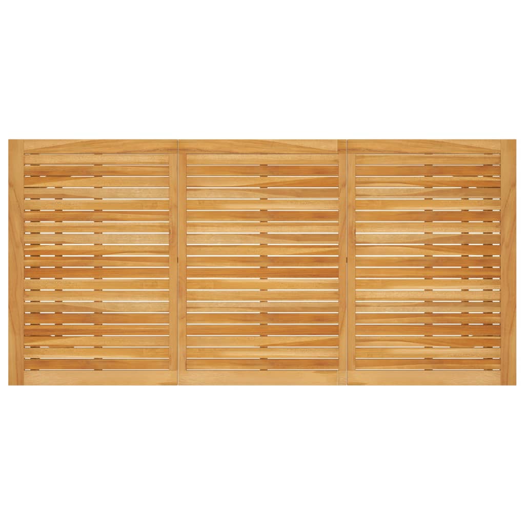 vidaXL Ensemble à manger de jardin 9 pcs Bois d'acacia solide