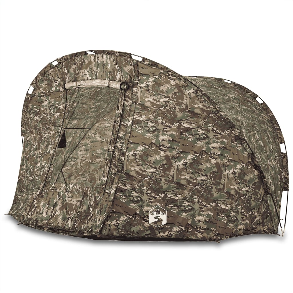 vidaXL Tente de pêche 5 personnes camouflage imperméable