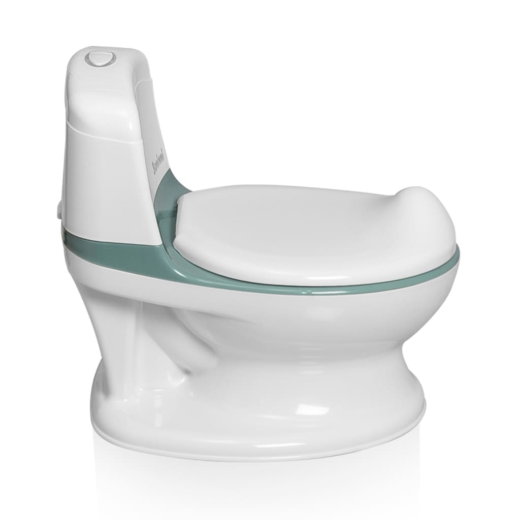 Baninni Pot de toilette avec son Pippe Vert et blanc