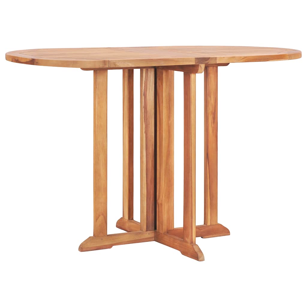 vidaXL Table de jardin pliante 120x70x75 cm en bois massif