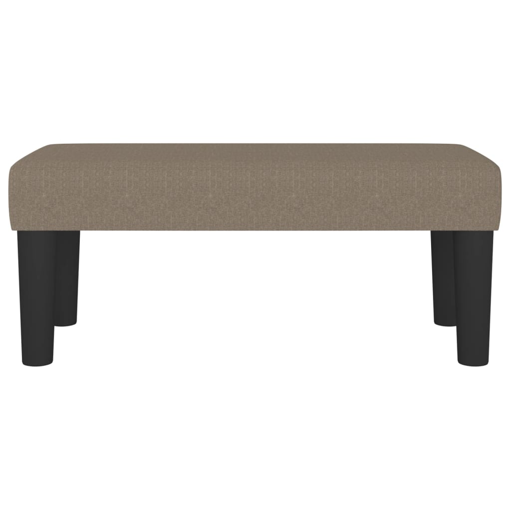 vidaXL Banc Taupe 70x30x30 cm Tissu