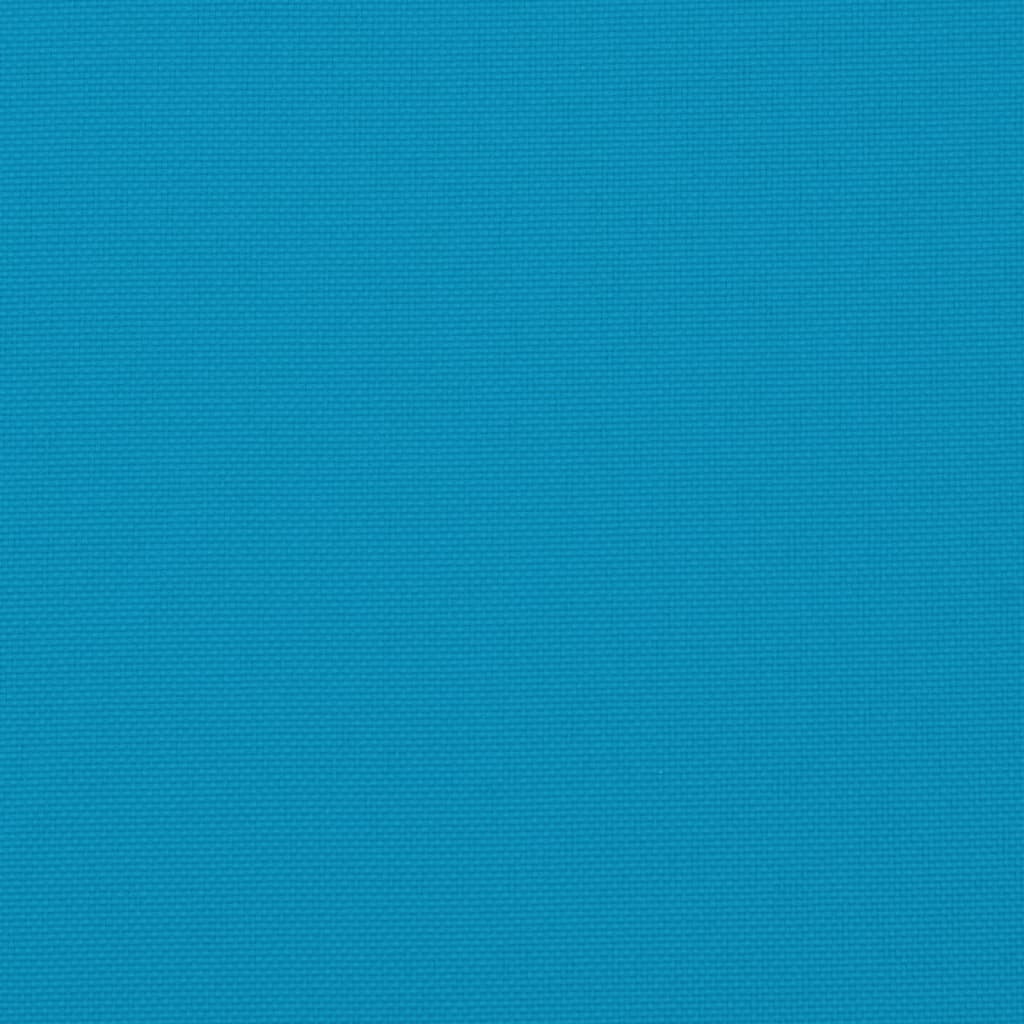 vidaXL Coussin rond bleu clair Ø 100 x11 cm tissu oxford