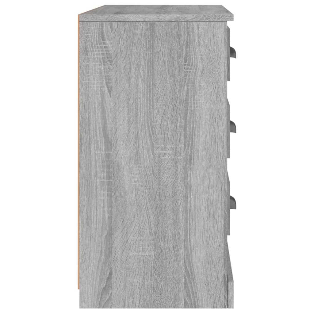 vidaXL Buffet sonoma gris 104,5x35,5x67,5 cm bois d'ingénierie