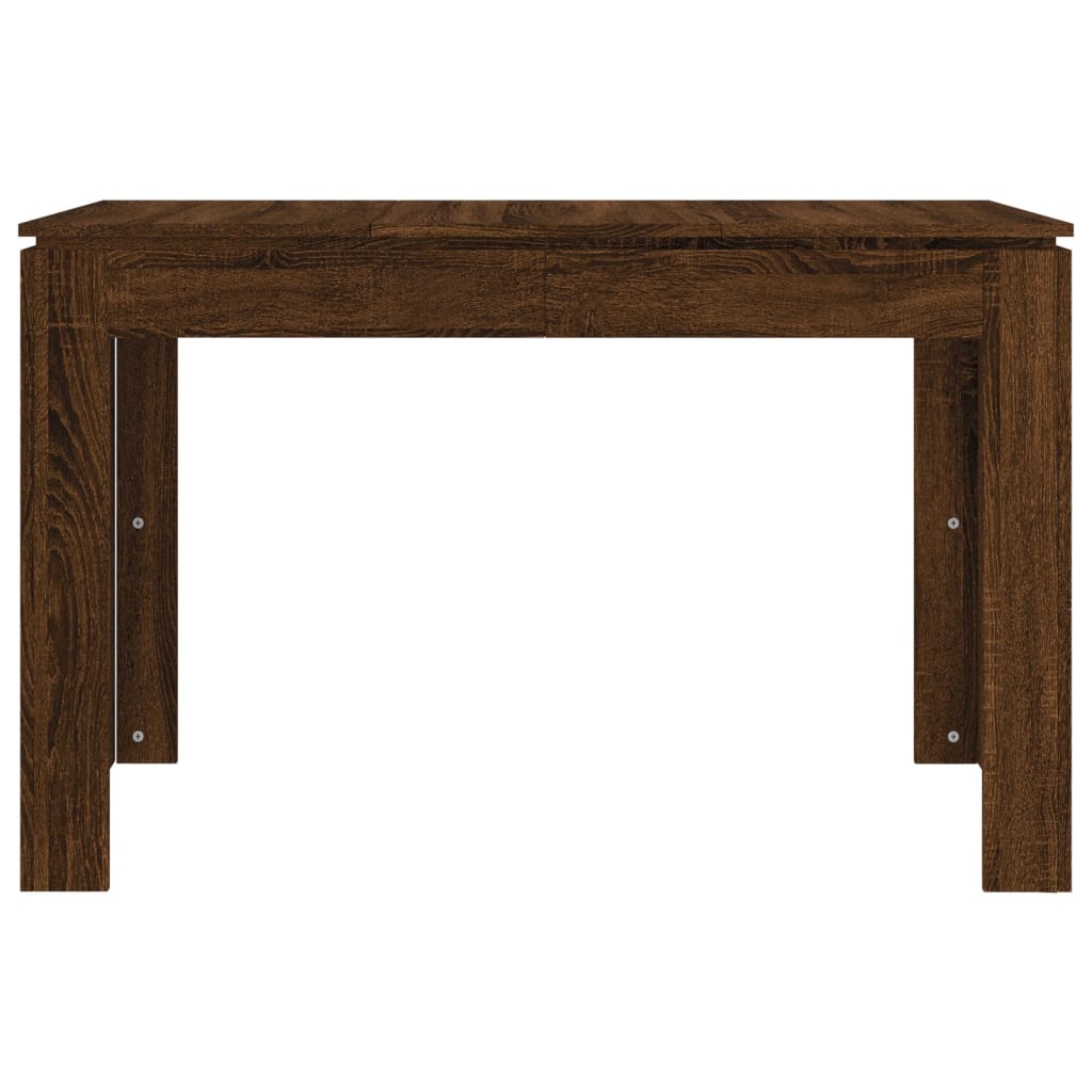 vidaXL Table à dîner Chêne marron 120x60x76 cm bois d'ingénierie