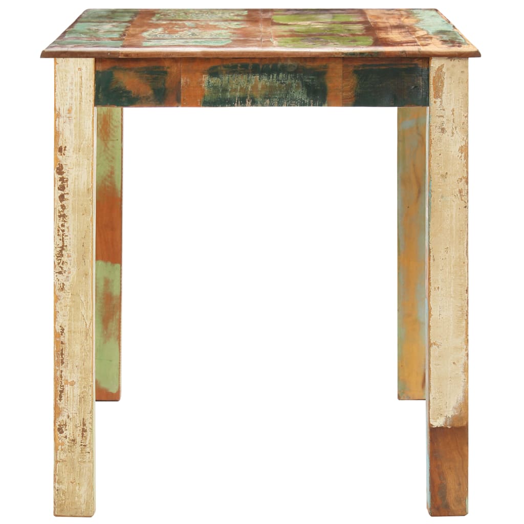 vidaXL Table de salle à manger Bois de récupération solide 140x70x76cm