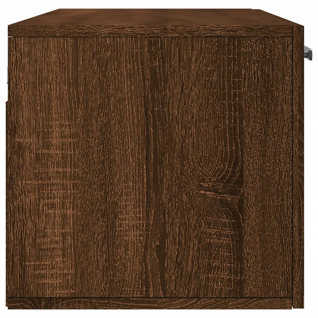 vidaXL Armoire murale chêne marron 100x36,5x35 cm bois d'ingénierie