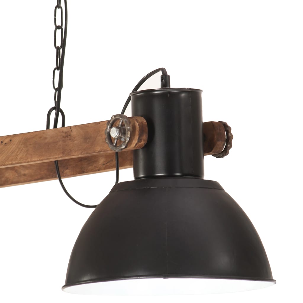 vidaXL Lampe suspendue industrielle 25 W Noir 109 cm E27