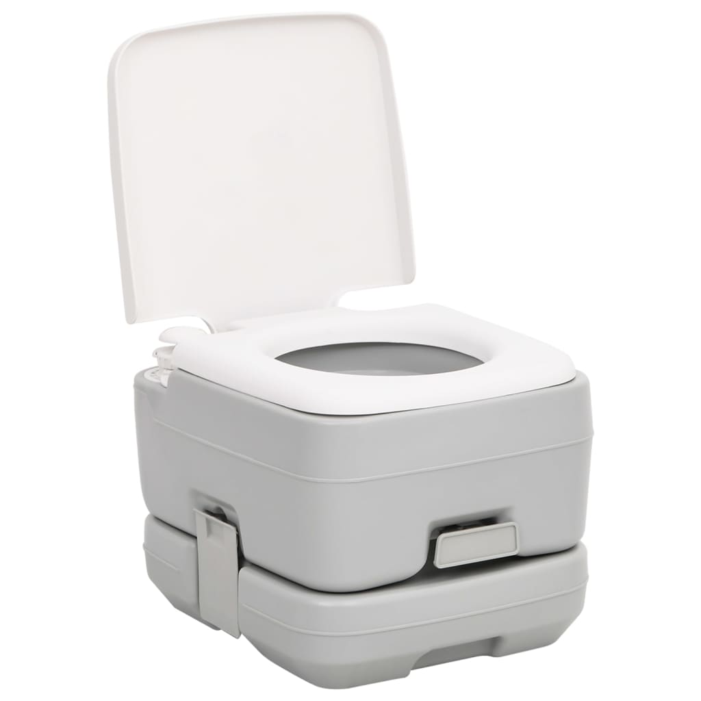 vidaXL Ensemble de toilette et réservoir d'eau de camping portable