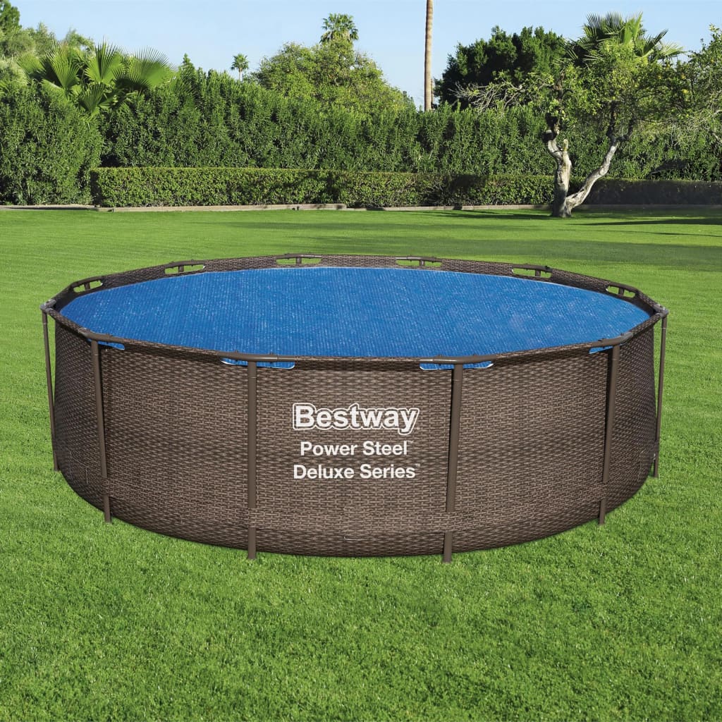Bestway Couverture solaire de piscine Flowclear 356 cm