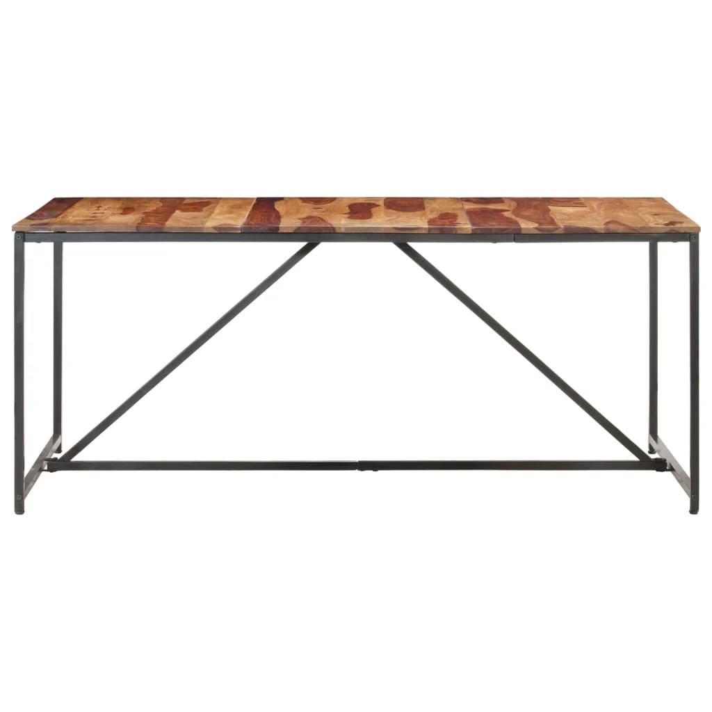 vidaXL Table à manger 180x90x76 cm Bois massif