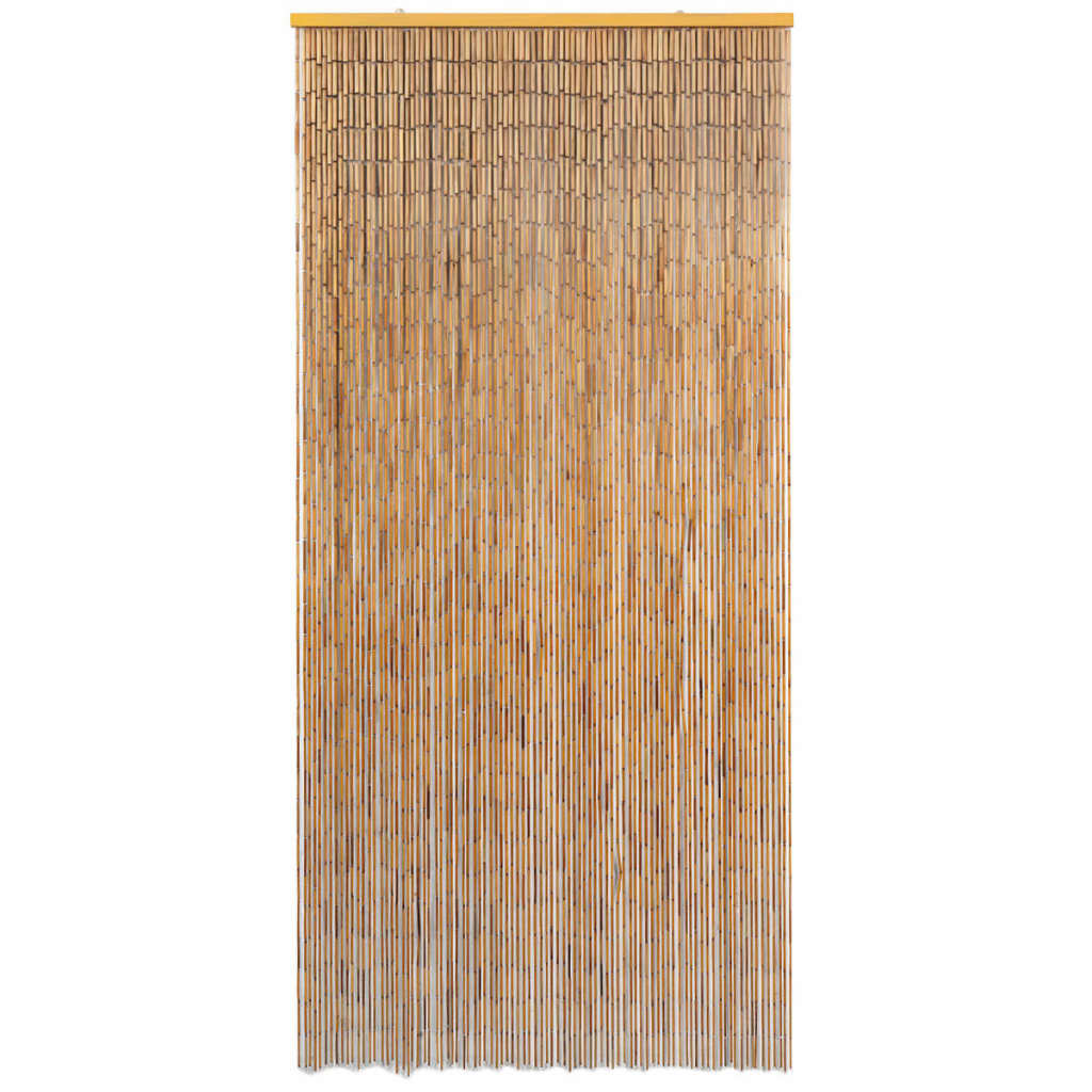 vidaXL Rideau de porte Bambou 90 x 200 cm