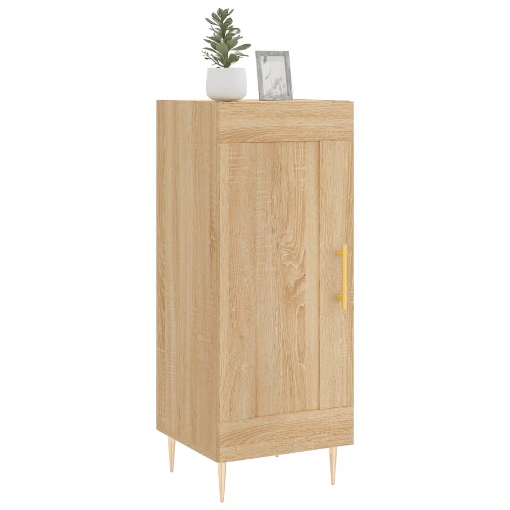 vidaXL Buffet Chêne sonoma 34,5x34x90 cm Bois d'ingénierie