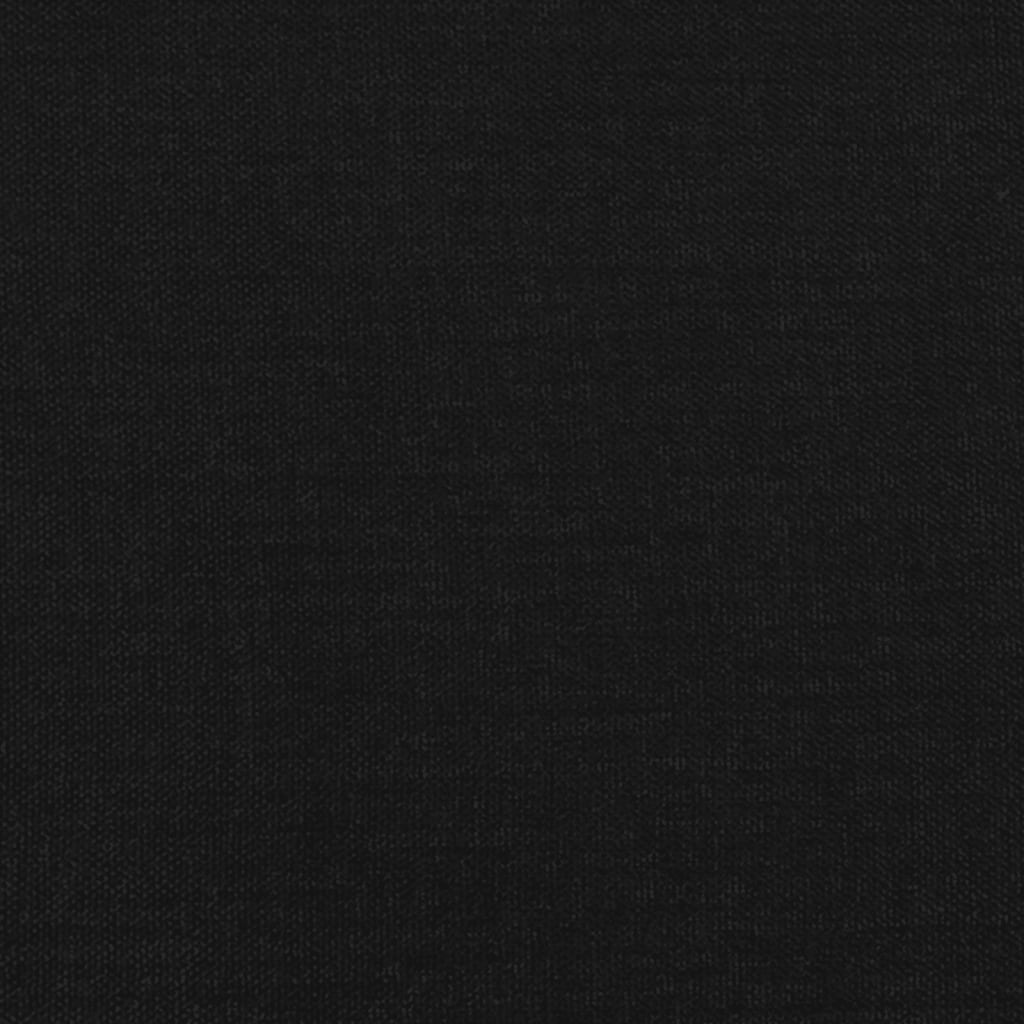 vidaXL Cadre de lit Noir 120x200 cm Tissu