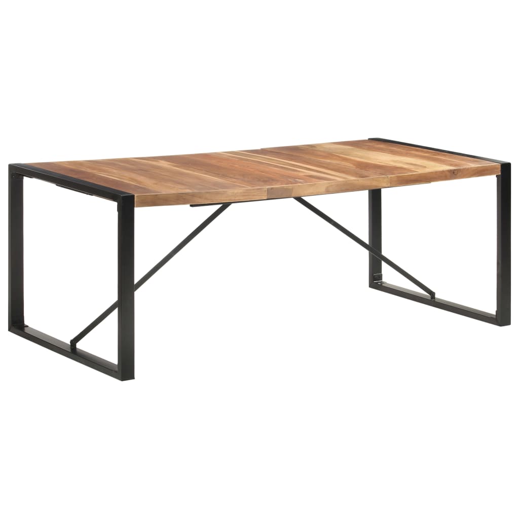 vidaXL Table de salle à manger 200x100x75 cm Bois solide