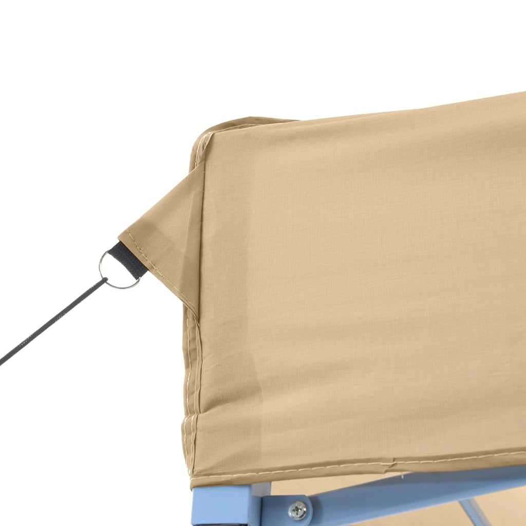 vidaXL Tente de réception pliable escamotable beige 580x292x315 cm