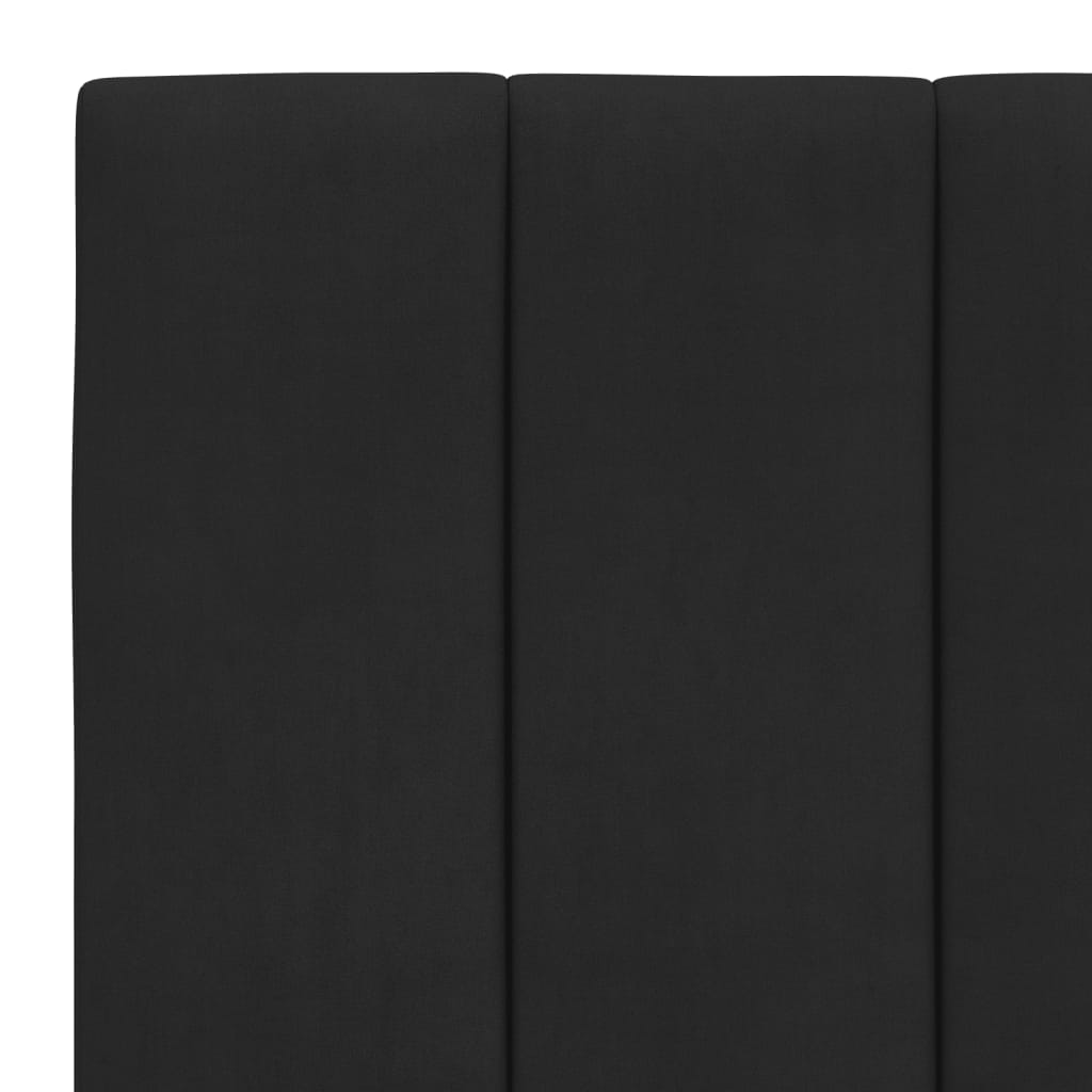 vidaXL Cadre de lit sans matelas noir 90x200 cm velours