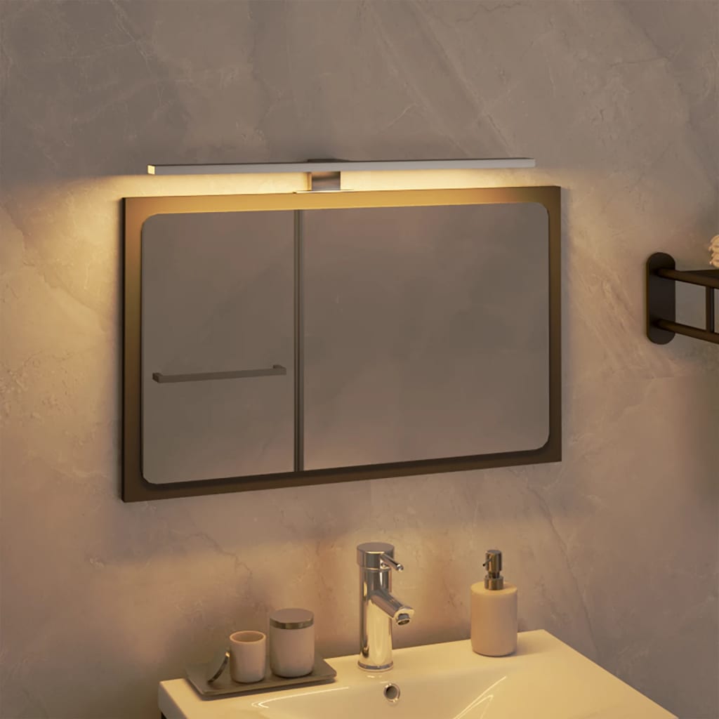 vidaXL Lampe de miroir à LED 7,5 W Blanc chaud 50 cm 3000 K