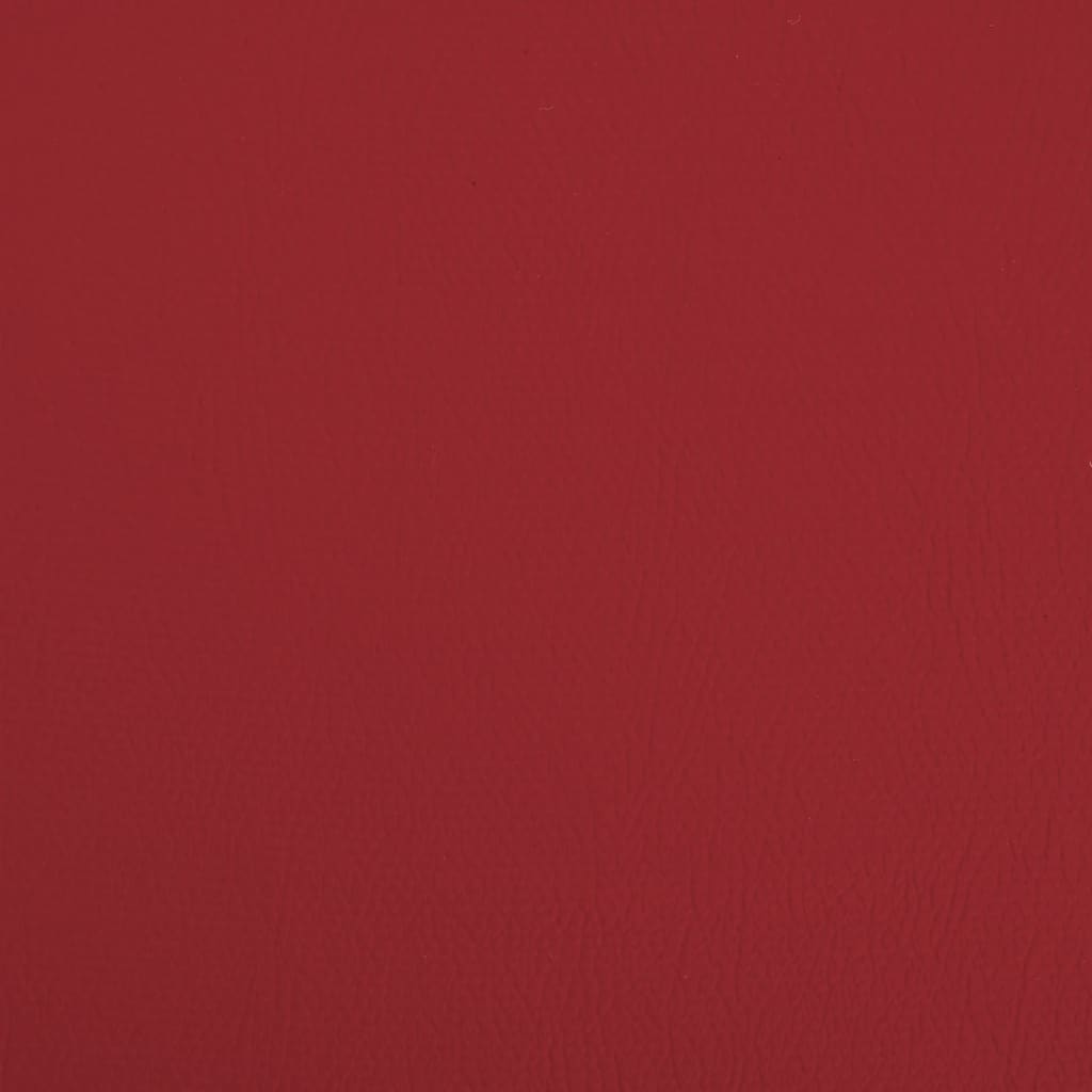 vidaXL Tabourets de rangement pliables lot de 2 rouge bordeaux PVC