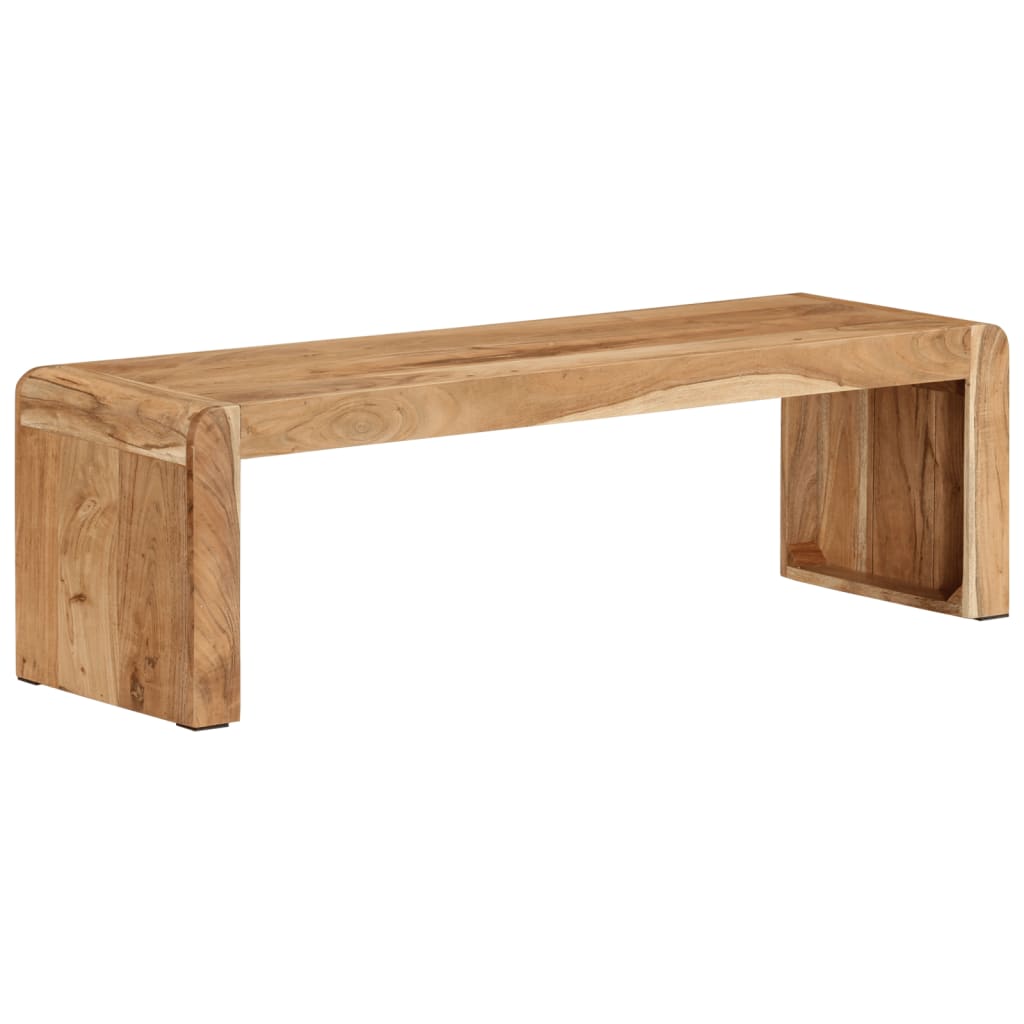 vidaXL Meuble TV 110x33x33 cm bois d'acacia massif