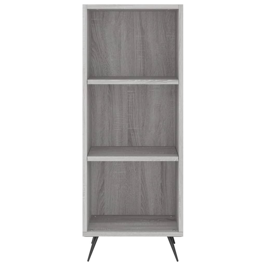 vidaXL Buffet haut Sonoma gris 34,5x32,5x180 cm Bois d'ingénierie